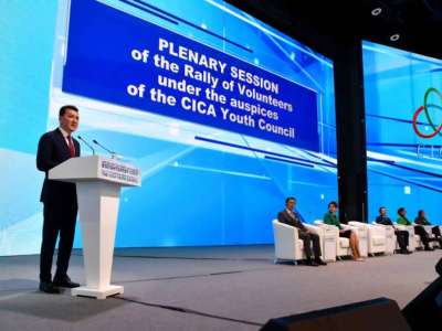 Ерлан Қарин АӨСШК ұйымына мүше елдер волонтерлерінің слетіне қатысты