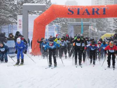 Астанада шаңғы маусымының ашылуына 300-ге жуық адам қатысты