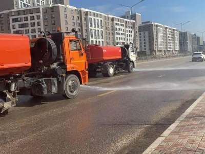 Астанада ауқымды тазалық жұмыстары жүргізіліп жатыр