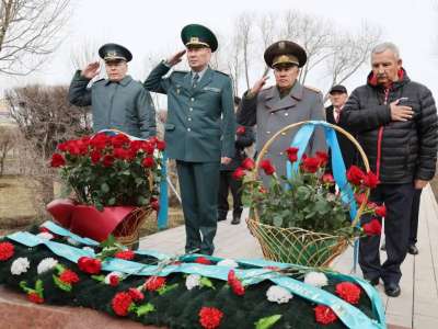 Ұлттық ұлан «Қазбаттың» әскери қызметшілеріне құрмет көрсетті