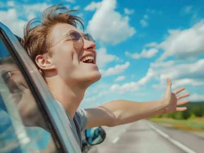 Енді көліктің терезесінен басын шығарғаны үшін айыппұл салынады