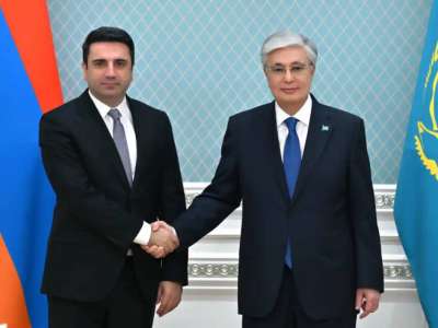 Мемлекет басшысы Армения Ұлттық жиналысының төрағасы Ален Симонянды қабылдады