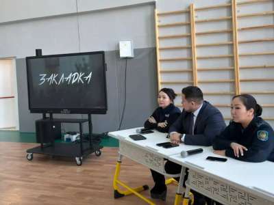 Елордалық мектепте есірткі таратудың жауапкершілігі туралы дәріс өтті
