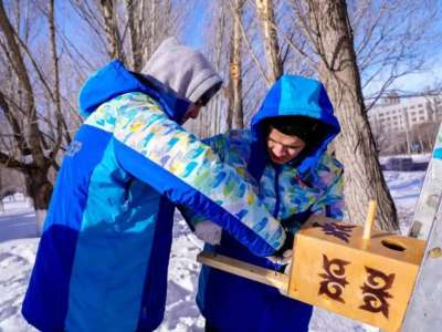 Астанадағы саябақта еріктілер ерекше акция өткізді