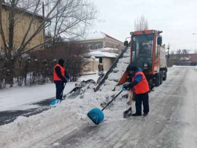 Елордадан бір түнде 50 мың текше метрге жуық қар шығарылды