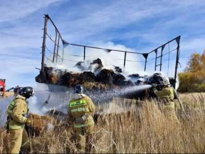 Ақмола облысының екі ауданында тұтанған шөп өрті сөндірілді