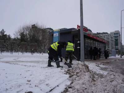 Елордада қар күреуге 2 600-ден астам жұмысшы шықты