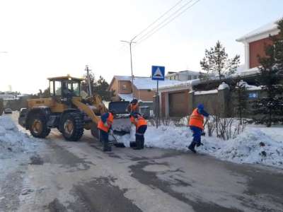 Қыс басталғалы Астанадан 4 миллион текше метрден астам қар шығарылды