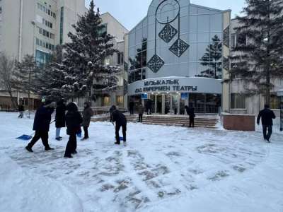 Елордалық театр актерлері «Таза Қазақстан» акциясына қолдау білдірді