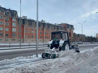 Астанадан 50 мың текше метр қар шығарылды