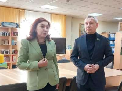 Сенаторлар елорда мектебінің жұмысымен танысты