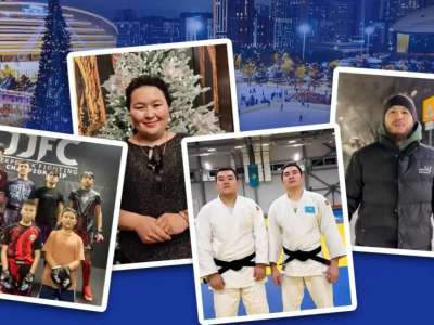 Астаналық спортшылар қазақстандықтарды Жаңа жылмен құттықтады