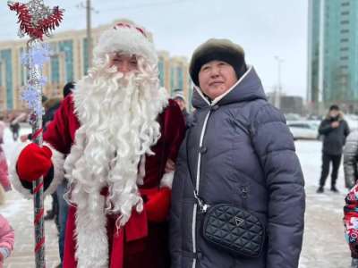 Елорданың «Нұра» ауданында жаңа жылға арналған мерекелік шара өтті