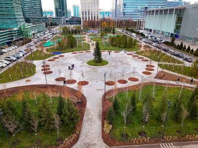 Елордада 170 қоғамдық кеңістік пен аула абаттандырылды