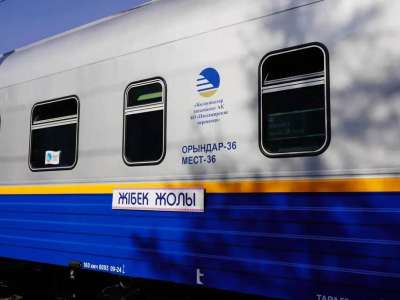 Туристік пойыз Қазақстан мен Өзбекстан арасындағы кезекті сапарына аттанды