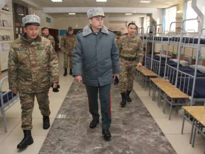 Ішкі істер министрінің орынбасары елордадағы әскери бөлімге барды