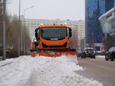 Астанада қар тазалауға 1,3 мыңнан астам арнайы техника жұмылдырылды