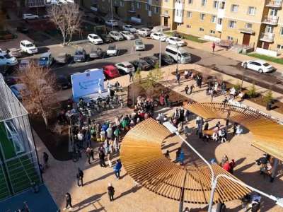 Байқоңыр ауданында 13 қоғамдық кеңістік пайда болды