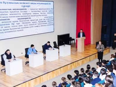 Елордада «Бала қауіпсіздігі – қоғам келешегі» тақырыбында дәріс өтіп жатыр