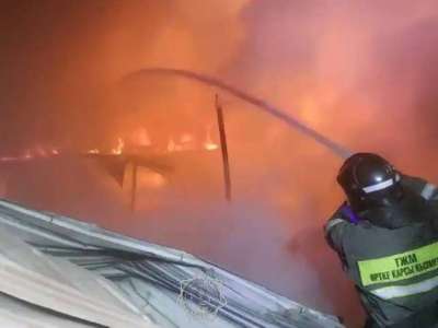 Ақмола облысында 15 тонна шөп өртеніп кетті