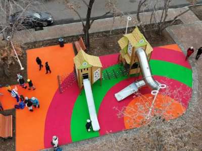 Елордадағы Жеңіс даңғылында жаңа саябақ ашылды