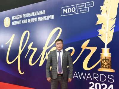 «Астана ақшамы» газетінің тілшісі Нұрлат Байгенже «Үркер» ұлттық сыйлығына ие болды