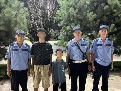 Ұлттық ұлан жауынгерлері жоғалған 3 баланы ата-анасына қайтарды