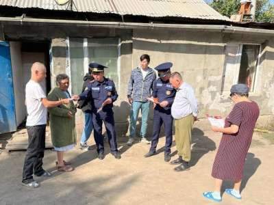Елімізде тұрғын үй секторында өрт қауіпсіздігі айлығы басталды