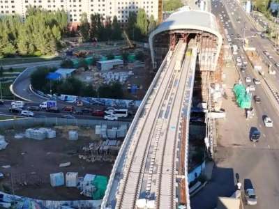 LRT құрылысы: Астанада Сығанақ көшесінің бір бөлігі уақытша жабылды