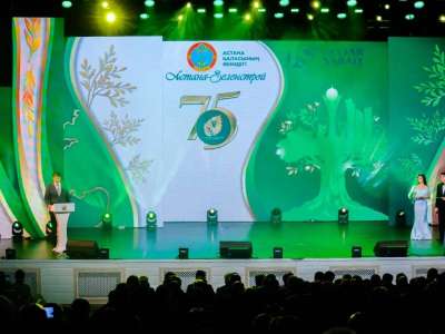 «Елордаға жасыл желек пен сұлулық сыйлаған»: «Астана-Зеленстрой» кәсіпорнына 75 жыл толды