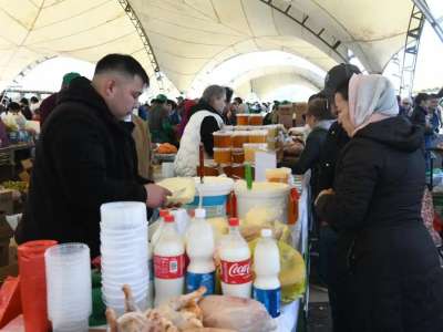 Елордадағы жәрмеңкеде екі облыстың шаруалары 700 тоннадан астам өнім ұсынады