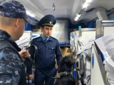 Астанада қалаға кіретін көліктер тексеріліп жатыр (ВИДЕО)