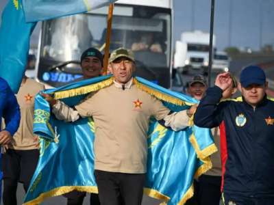 Астаналық әскери қызметші 600 шақырымдық супермарафонды еңсеріп, рекорд орнатты