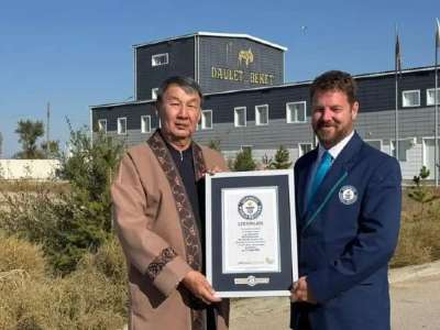 Мың түйеден құралған керуен Гиннестің рекордтар кітабына енді