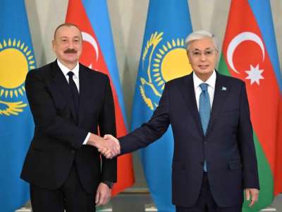 Мемлекет басшысы Әзербайжан Президентімен келіссөз жүргізді
