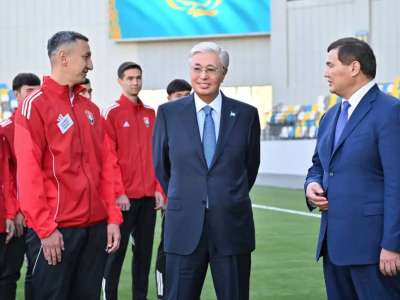 Мемлекет басшысы Қызылорда қаласындағы орталық стадионға барды