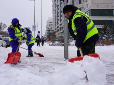 Астанада коммуналдық қызмет тәулік бойы жұмыс істеп жатыр