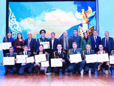 Ұлттық ұланның жауынгерлері мемлекеттік тіл байқауында топ жарды