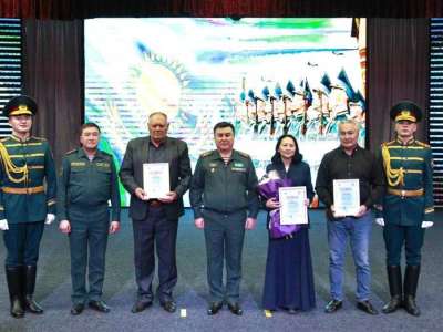 Астанада ұлттық ұлан ардагерлеріне құрмет көрсетілді