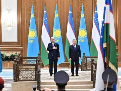 Ташкентте Тоқаевты ресми қарсы алу рәсімі өтті