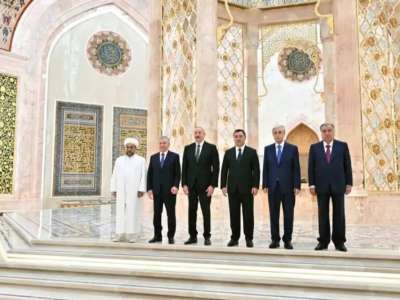 Орталық Азия және Әзербайжан мемлекеттерінің басшылары Ислам өркениеті орталығына барды