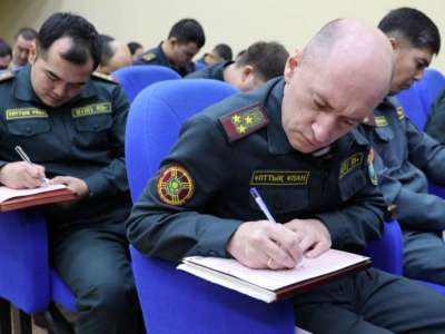 Астанада әскери қызметшілер Qaztest жүйесі бойынша тестілеуден өтті