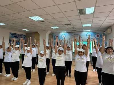 Елордалық қарттар Айкуне гимнастикасы курсын аяқтады