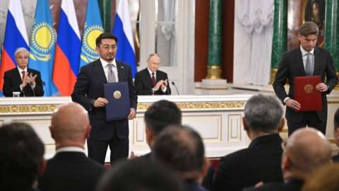 Президенттің Ресейге мемлекеттік сапары барысында 13 келісімге қол қойылды