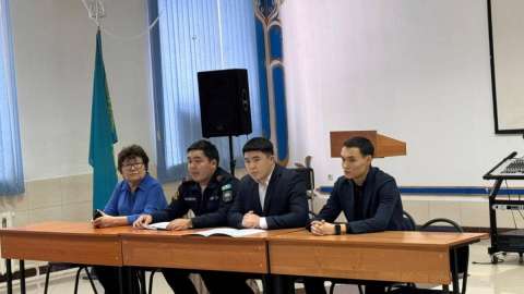 Заң мен тәртіп: Елордада колледж студенттеріне қауіпсіздік ережелері түсіндірілді