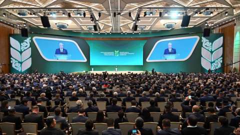 Президент Ауыл шаруашылығы еңбеккерлерінің екінші форумына қатысып жатыр