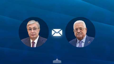 Мемлекет басшысы Палестина Президентіне құттықтау жеделхатын жолдады
