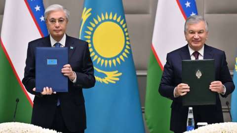 Президенттер бірлескен мәлімдеме қабылдады