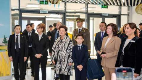 Эстония мемлекетінің бірінші ханымы «Келешек мектебінде» болды