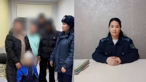 ШҚО-да полиция қызметкері бес баланы уланудан құтқарды